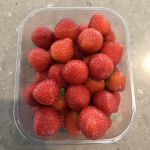 Kleine aardbeien 4 kg (8 x 500 gr x € 4.25)